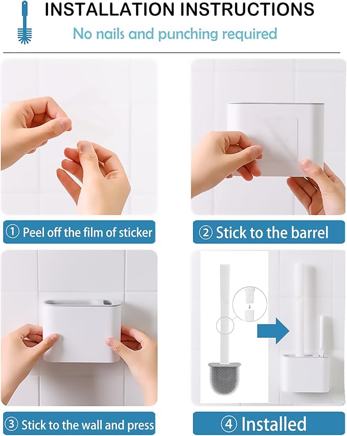 2 in 1 Silicone Toilet Brush photo 11 of 11
