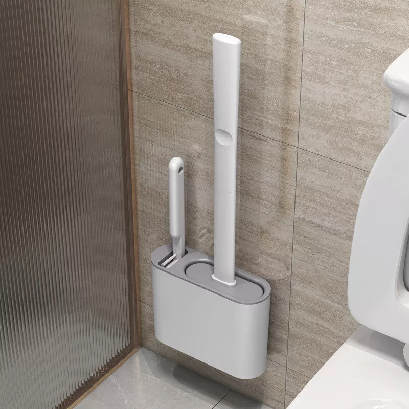 2 in 1 Silicone Toilet Brush