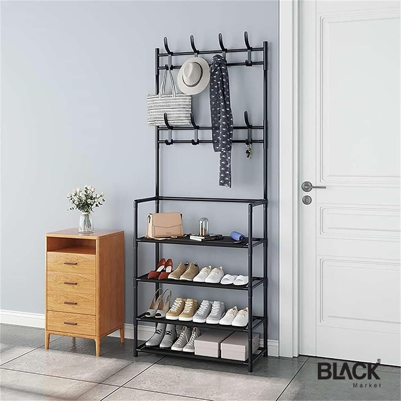 Multifunctional Shoe and Hat integrated Frame Rack photo 3 of 7