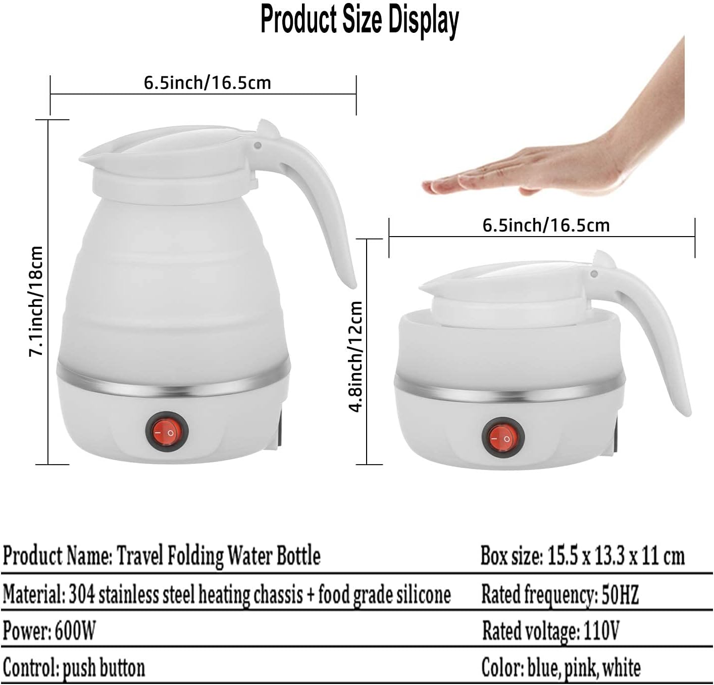 Collapsible Electric Kettle photo 3 of 7