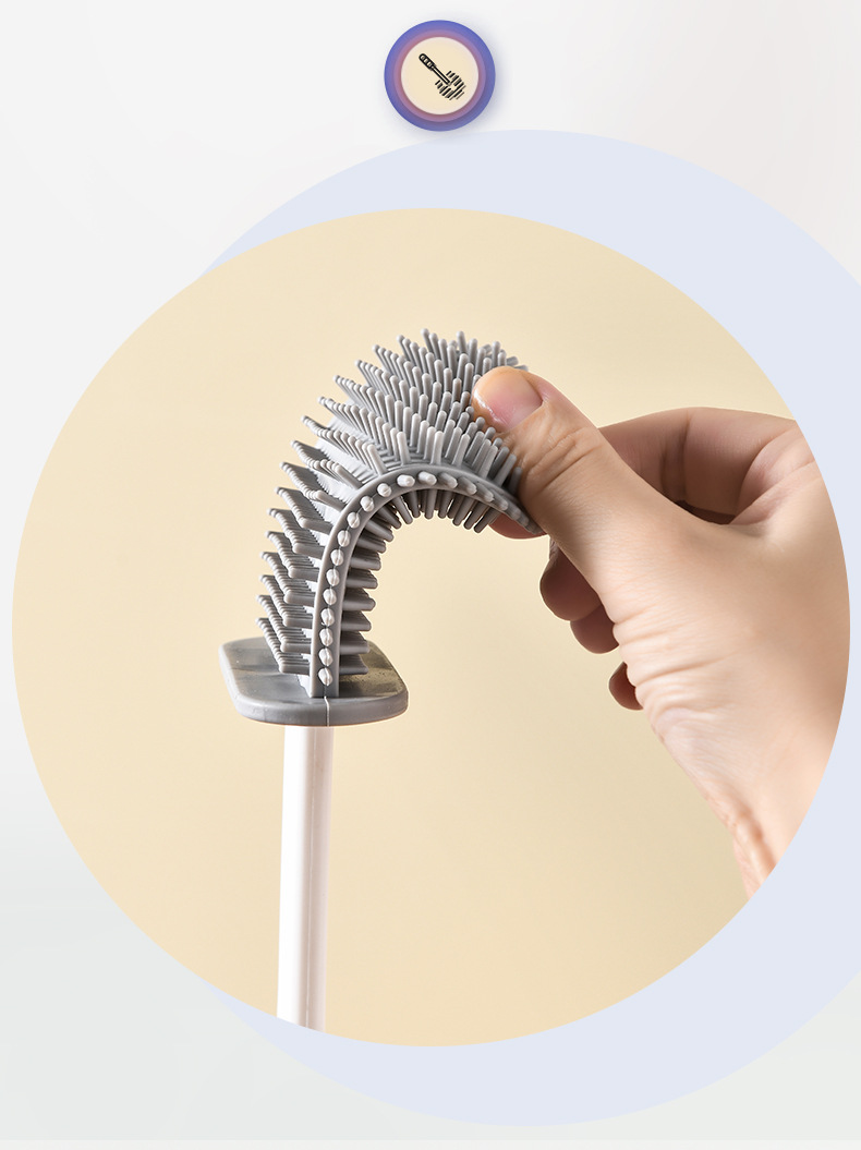 3 in 1 Silicone Toilet Brush photo 7 of 15