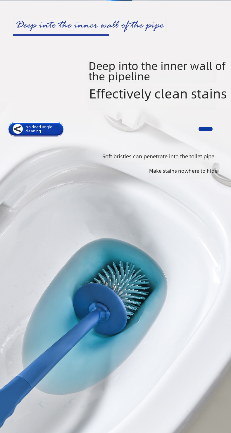 3 in 1 Silicone Toilet Brush photo 6 of 15