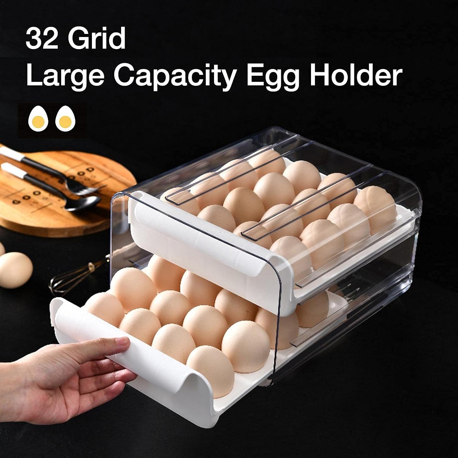 Acrylic Egg Rack (2 Steps, 32 eggs) photo 6 of 12