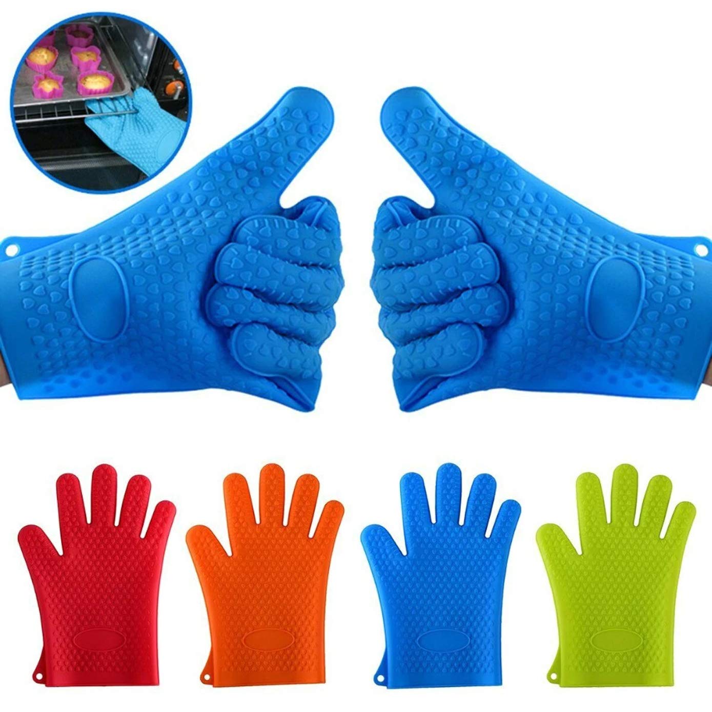 Silicone Anti Scald Gloves (Pairs)