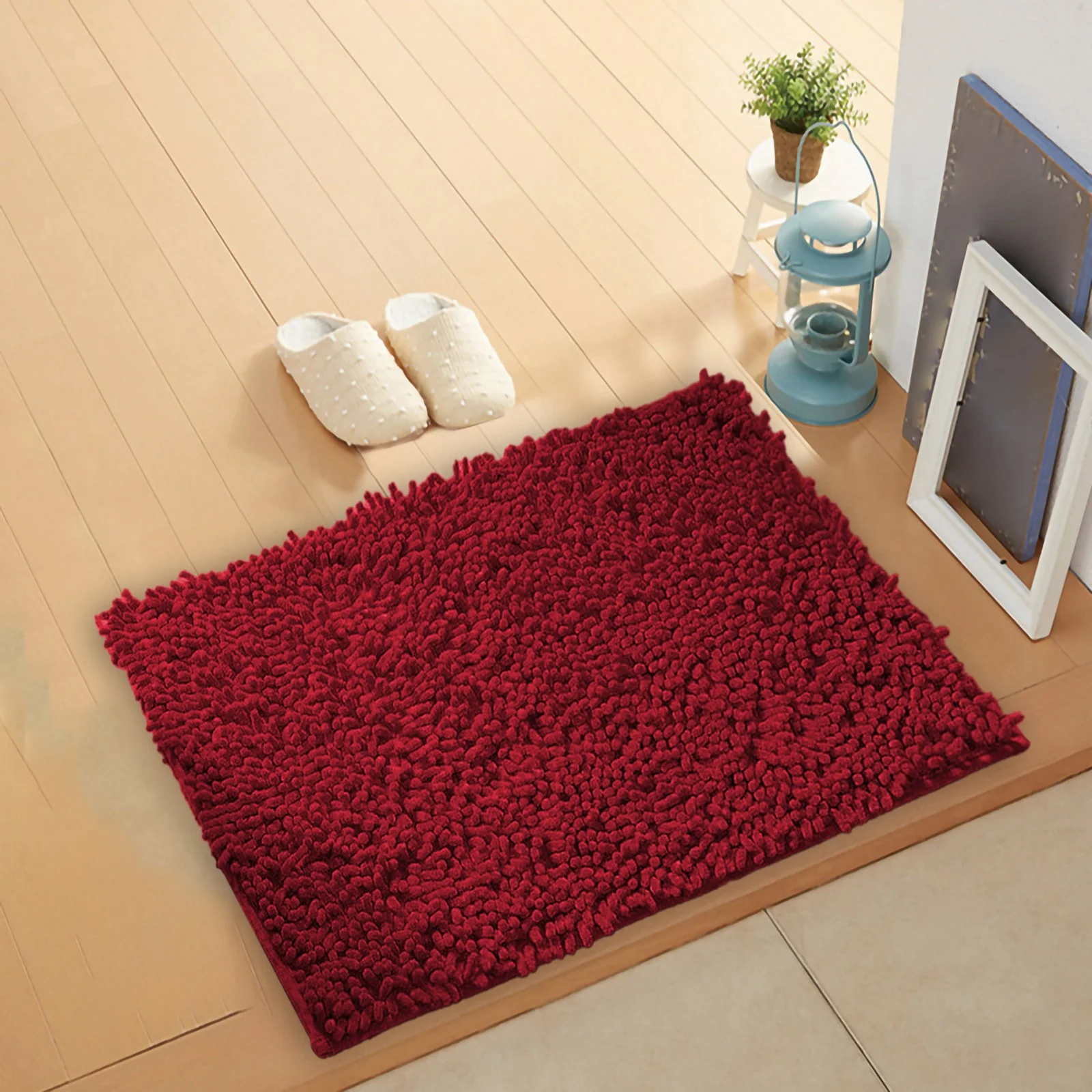 Fluffy Thick Stranded Shaggy Mat ( 60X40CM) photo 5 of 6