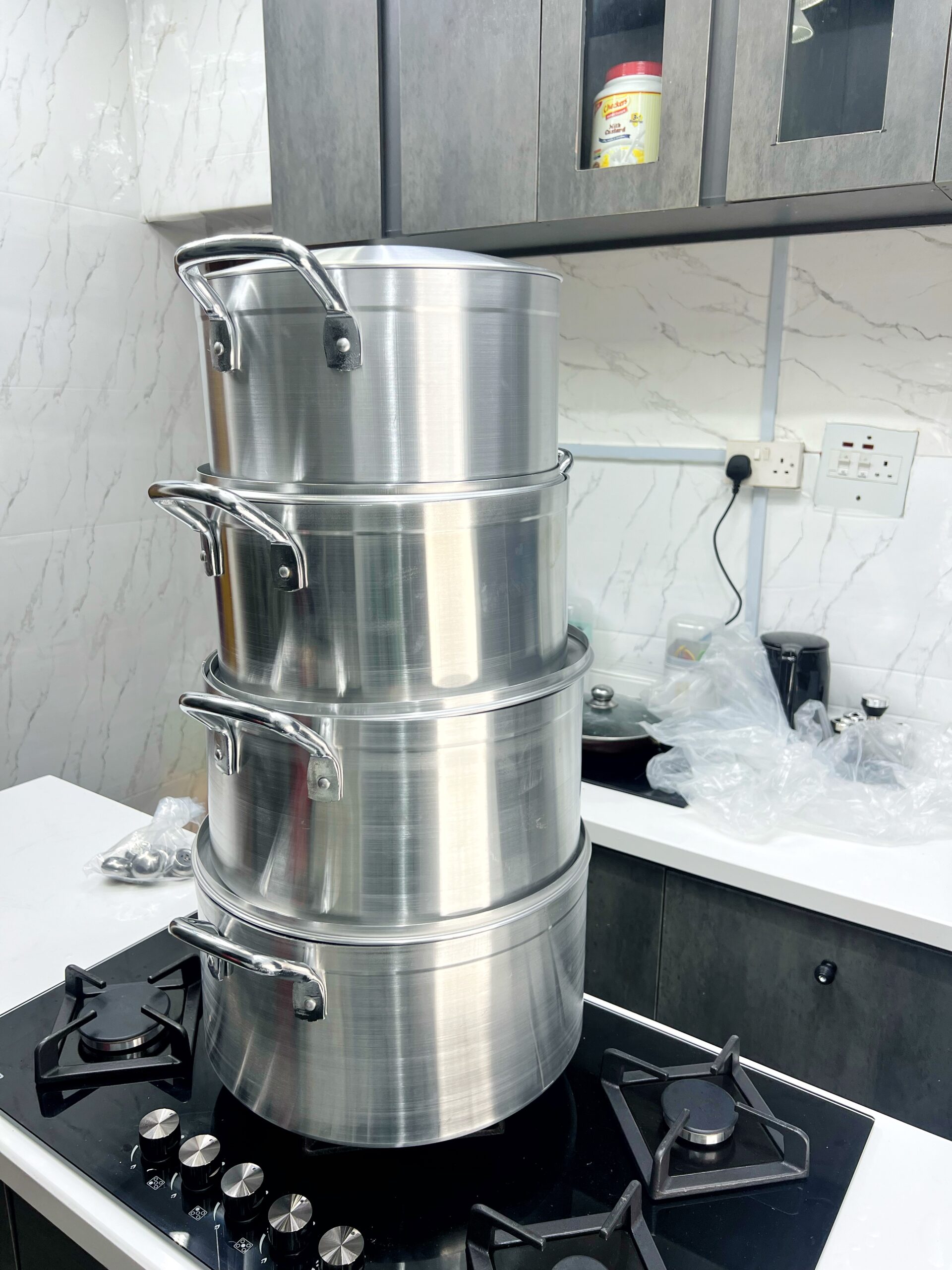 4pcs Big Tornado Aluminum pot Set