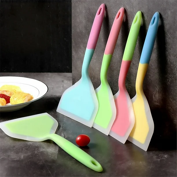 Colourful Silicone Flat Spatula