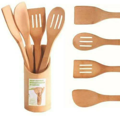 Wooden Cooking Spoon Set photo 4 of 8