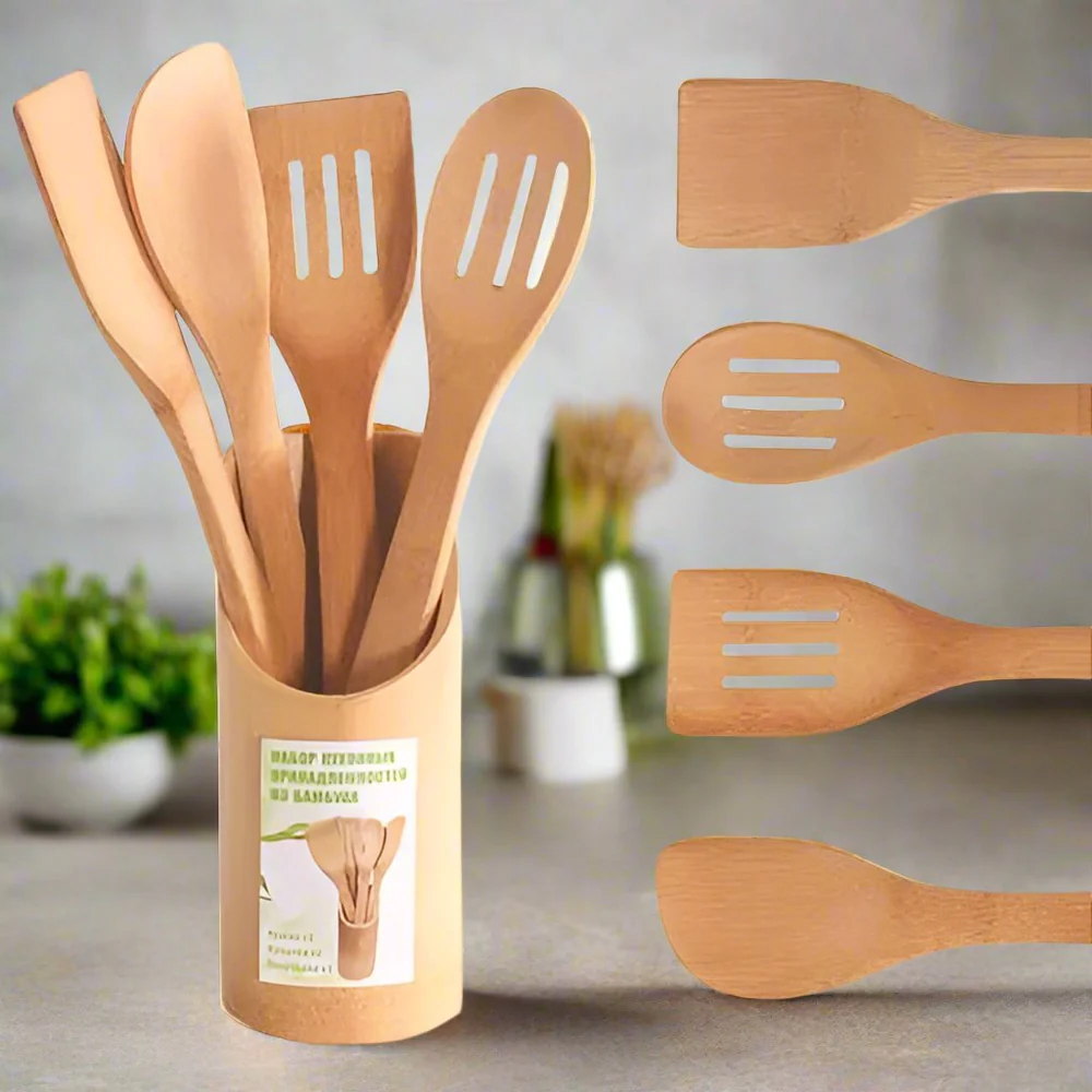 Wooden Cooking Spoon Set photo 3 of 8