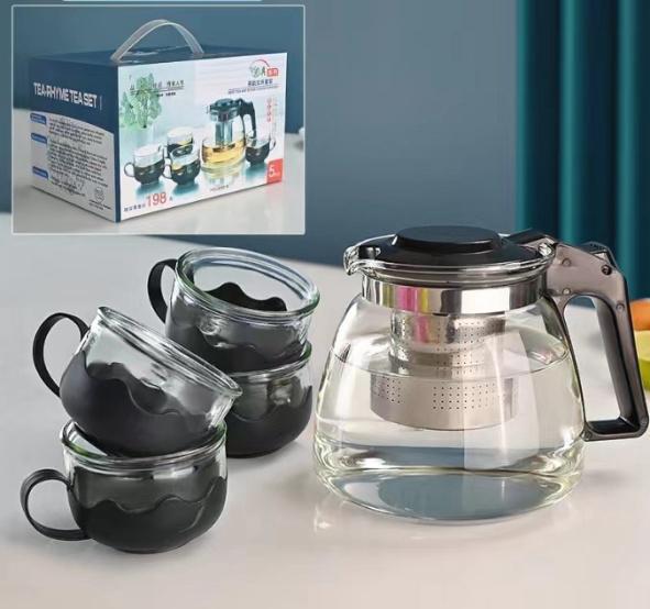 5 in 1 Tea Jug with Cups