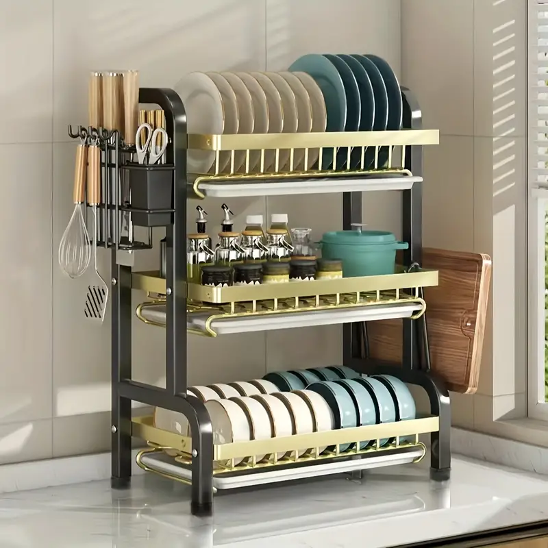Multifunctional Bowl/Plate Rack (3 Step) photo 3 of 12