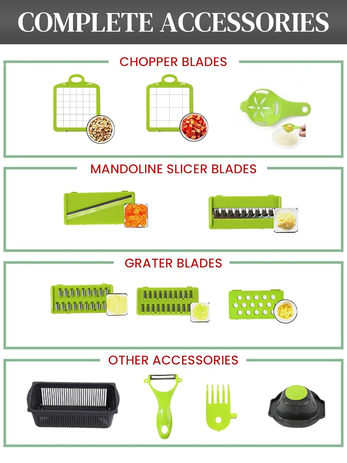 16pcs Veggie Slicer photo 6 of 8
