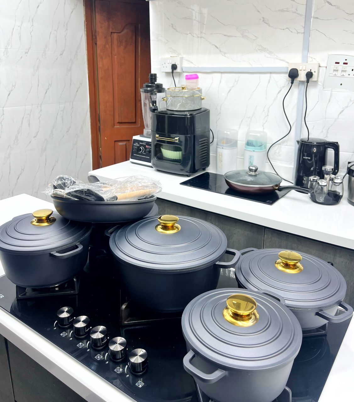 18pcs Classic Donnor Non-Stick Cookware Set