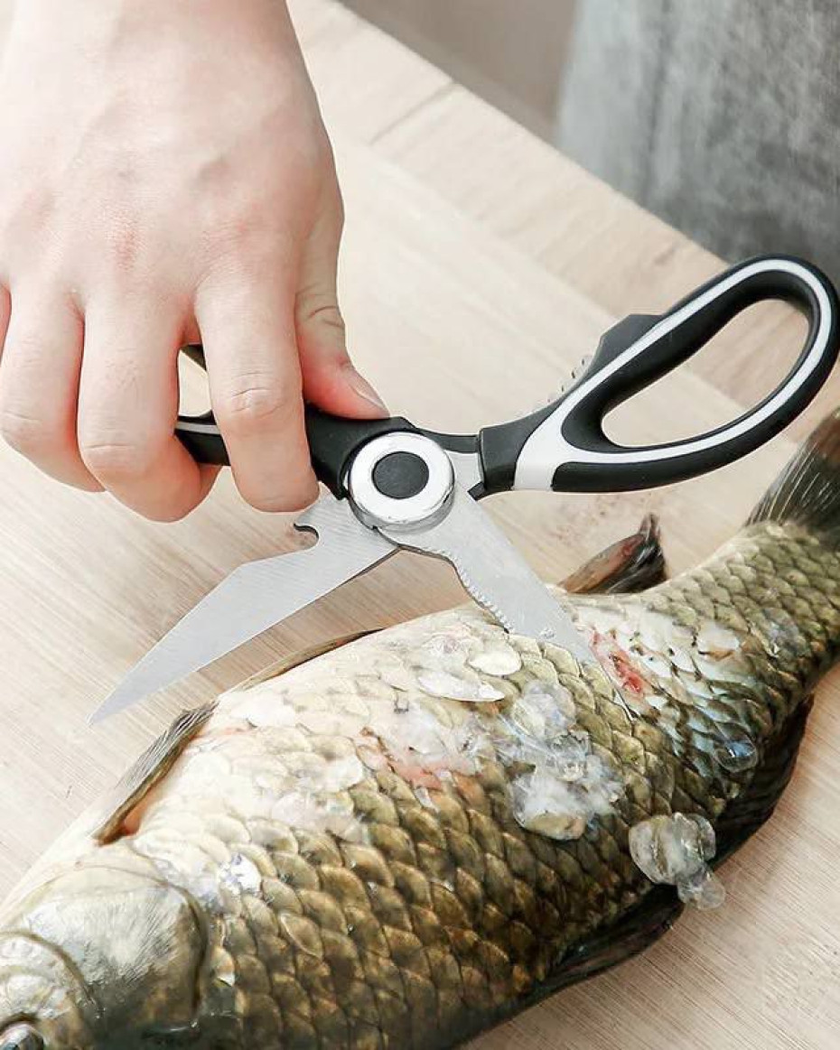 2 in 1 Stainless Steel Kitchen Scissors photo 3 of 5