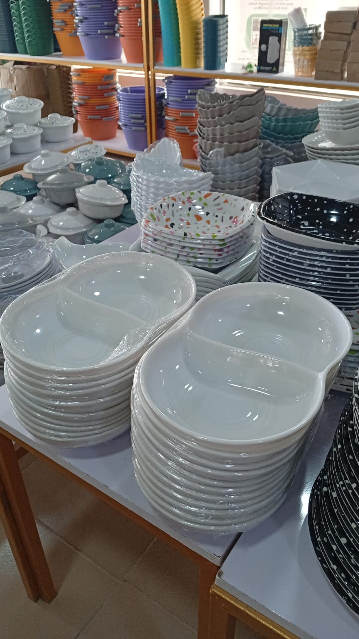 Unbreakable 2 Partition Bowls (3pc photo 3 of 3