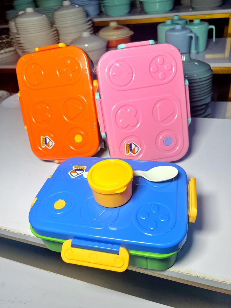 2 partitioned Lunch Box with Small Bowl photo 3 of 3