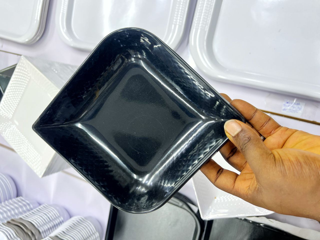 3pcs Double Edge Plates and Bowl photo 3 of 4
