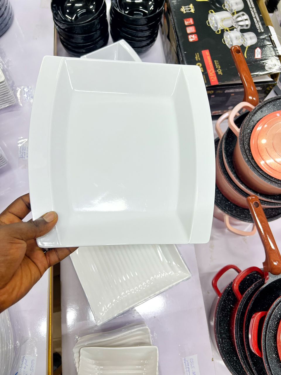 3pcs Unbreakable Parallel Edge Plate