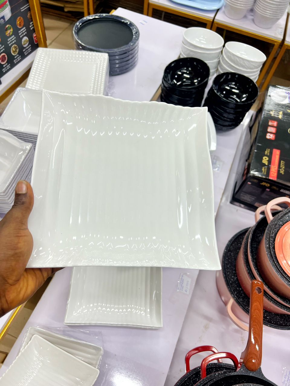 3pcs Unbreakable Serrated Plate