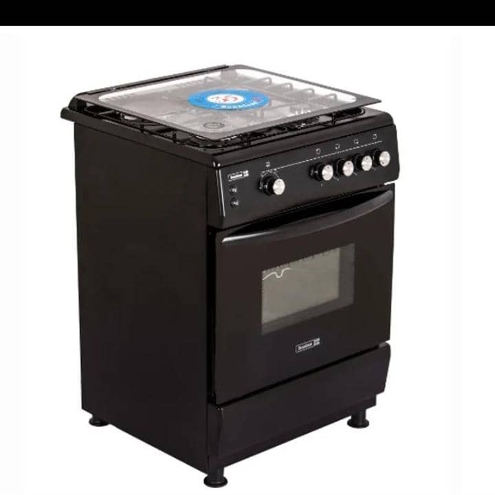 Scanfrost 60x60 4 Gas Burner Black Enamel Top Finish CK6400B