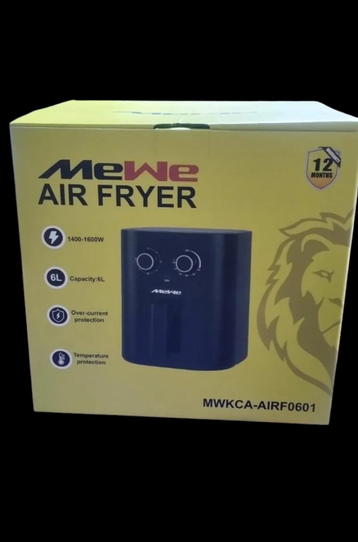 MeWe 6L Air Fryer MWKCA-AIRF0601